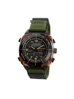 Briston Streamliner Adventure Acetate Green Army 44mm