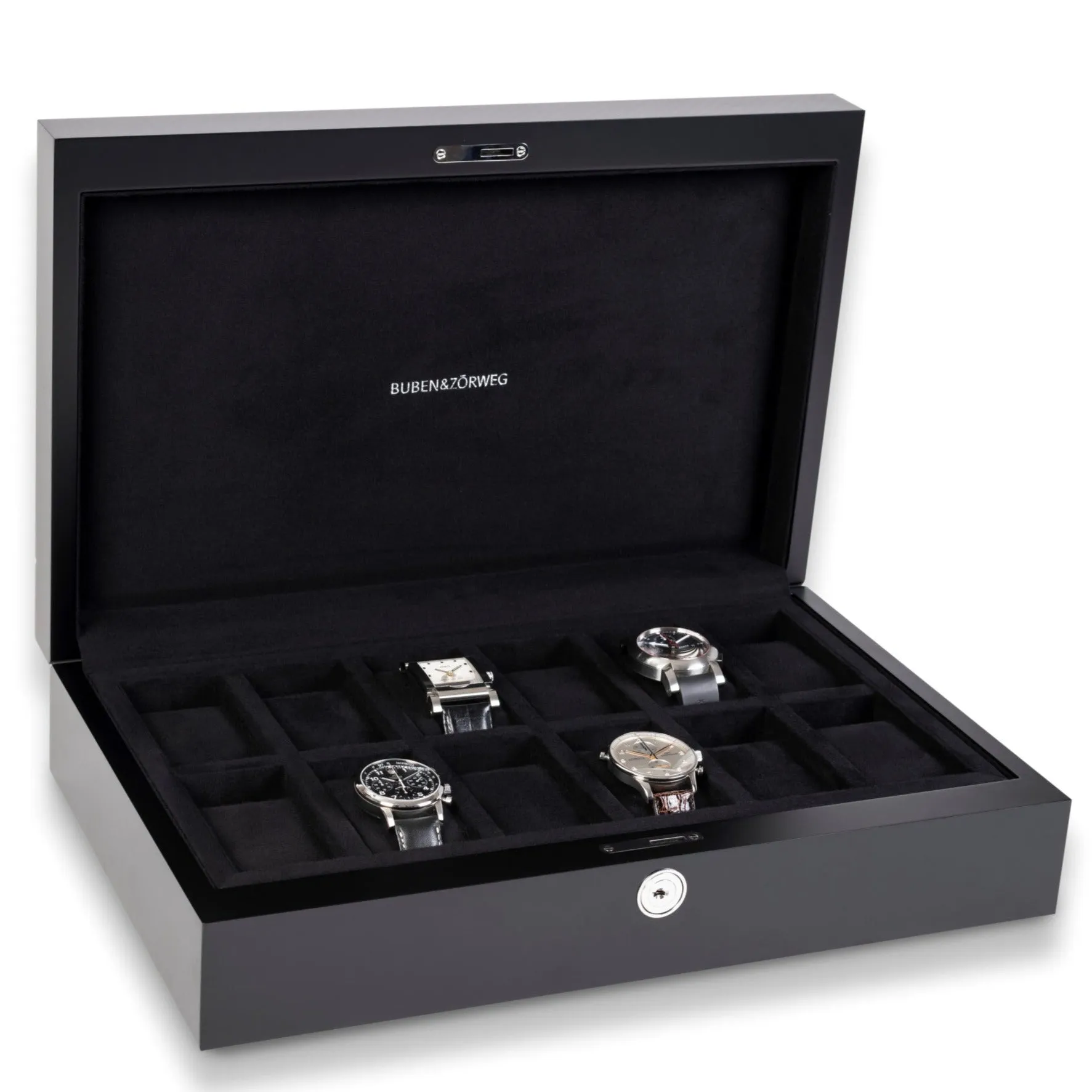 Buben & Zorweg Neo 12 Watch Case In Spike Leather
