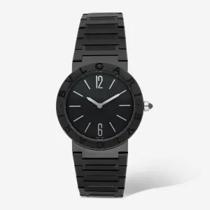 Bulgari Bulgari DLC Coated Stainless Steel Quartz Ladies Watch 103557