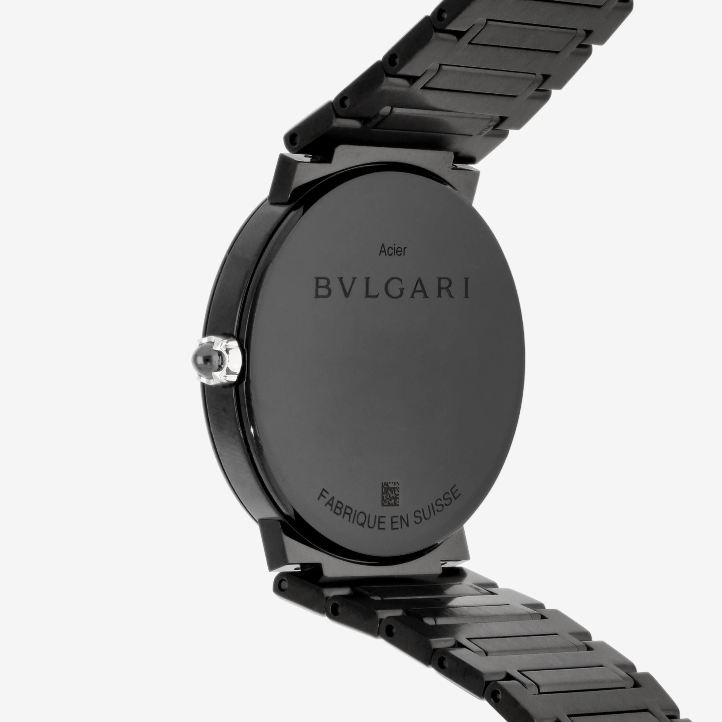 Bulgari Bulgari DLC Coated Stainless Steel Quartz Ladies Watch 103557