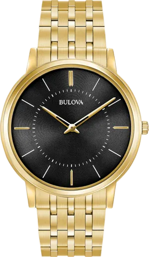 Bulova Classic Black Dial Men's Watch 97A127