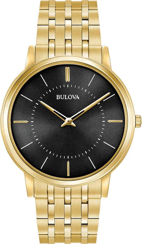 Bulova Classic Black Dial Men's Watch 97A127