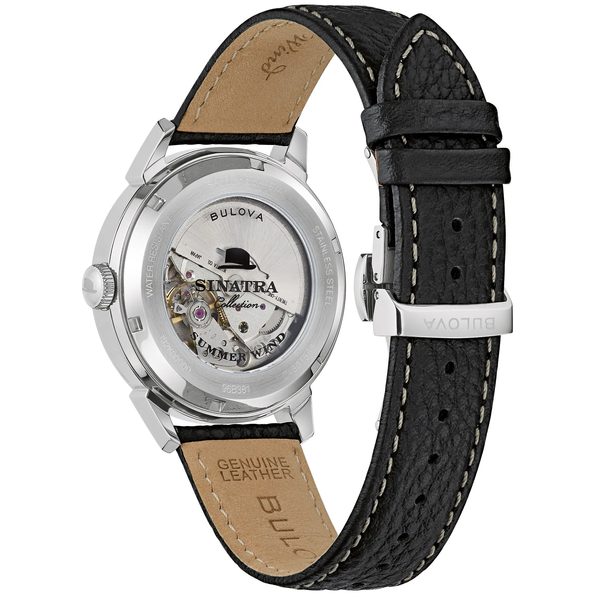 Bulova Collaborations Frank Sinatra Mens Watch Stainless Steel