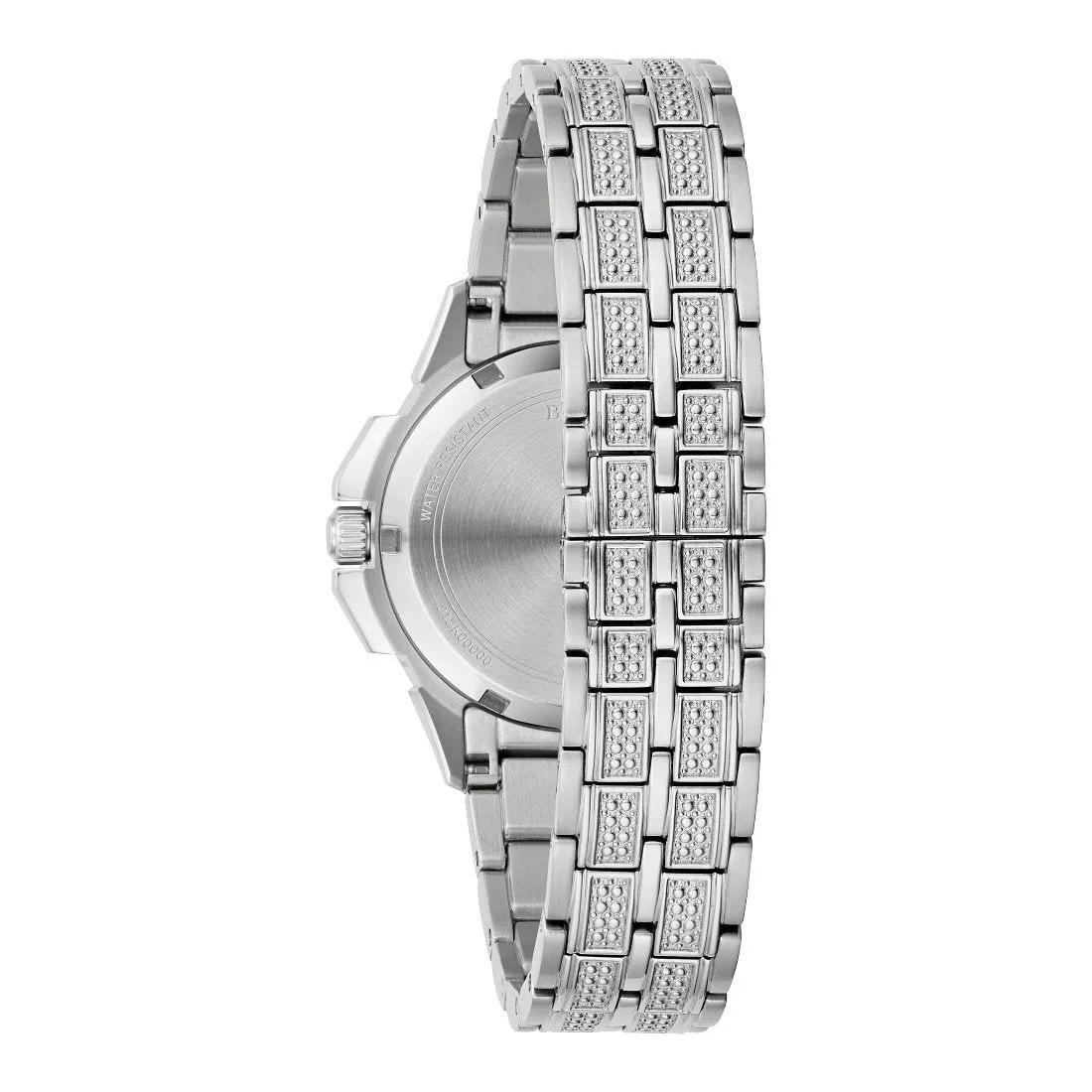 Bulova Octava Ladies Stainless Steel Crystal Watch