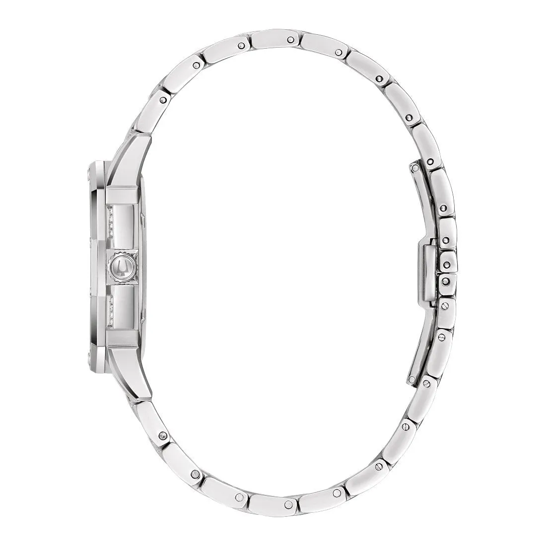 Bulova Octava Ladies Stainless Steel Crystal Watch