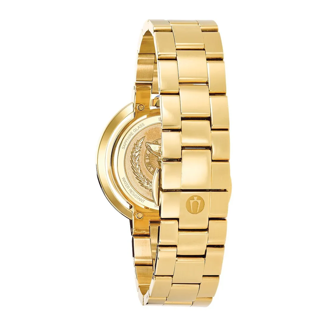 Bulova Rubaiyat Ladies Gold Tone Diamond Dial Watch