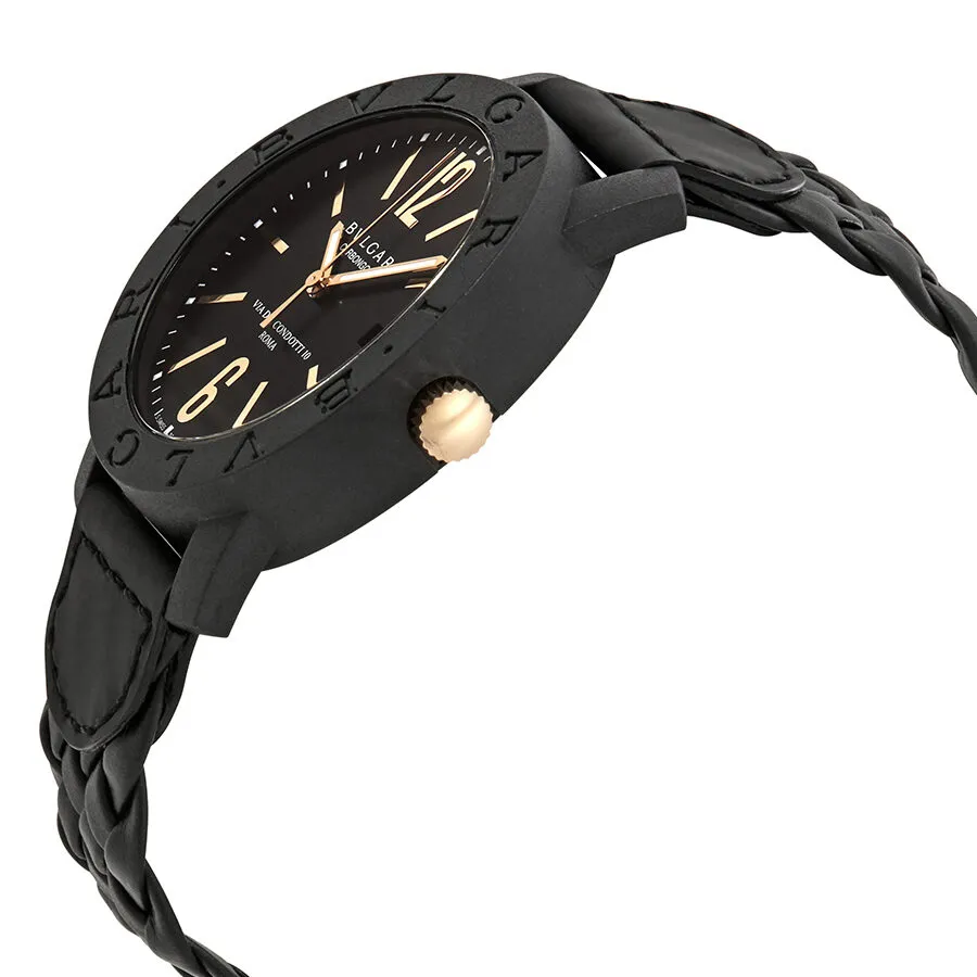 Bvlgari Automatic Black Dial Men's Watch 102632