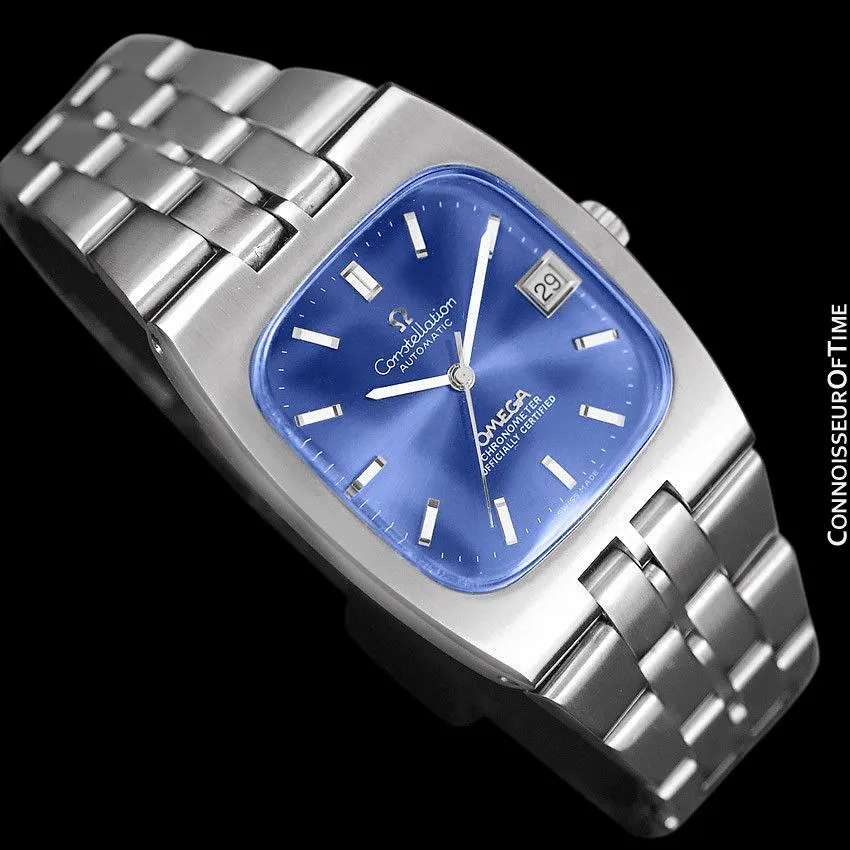 c. 1968 Omega Constellation Mens Automatic Chronometer Watch - Stainless Steel