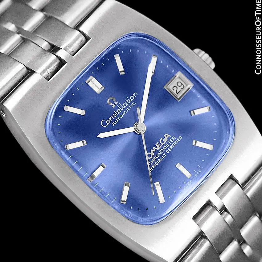 c. 1968 Omega Constellation Mens Automatic Chronometer Watch - Stainless Steel