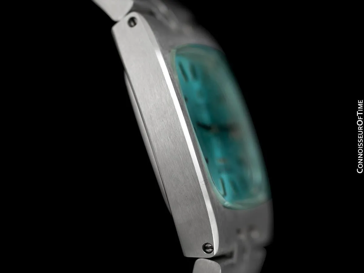 c. 1970 Omega Constellation Mens Automatic Chronometer Watch with Tiffany Blue Dial - Stainless Steel