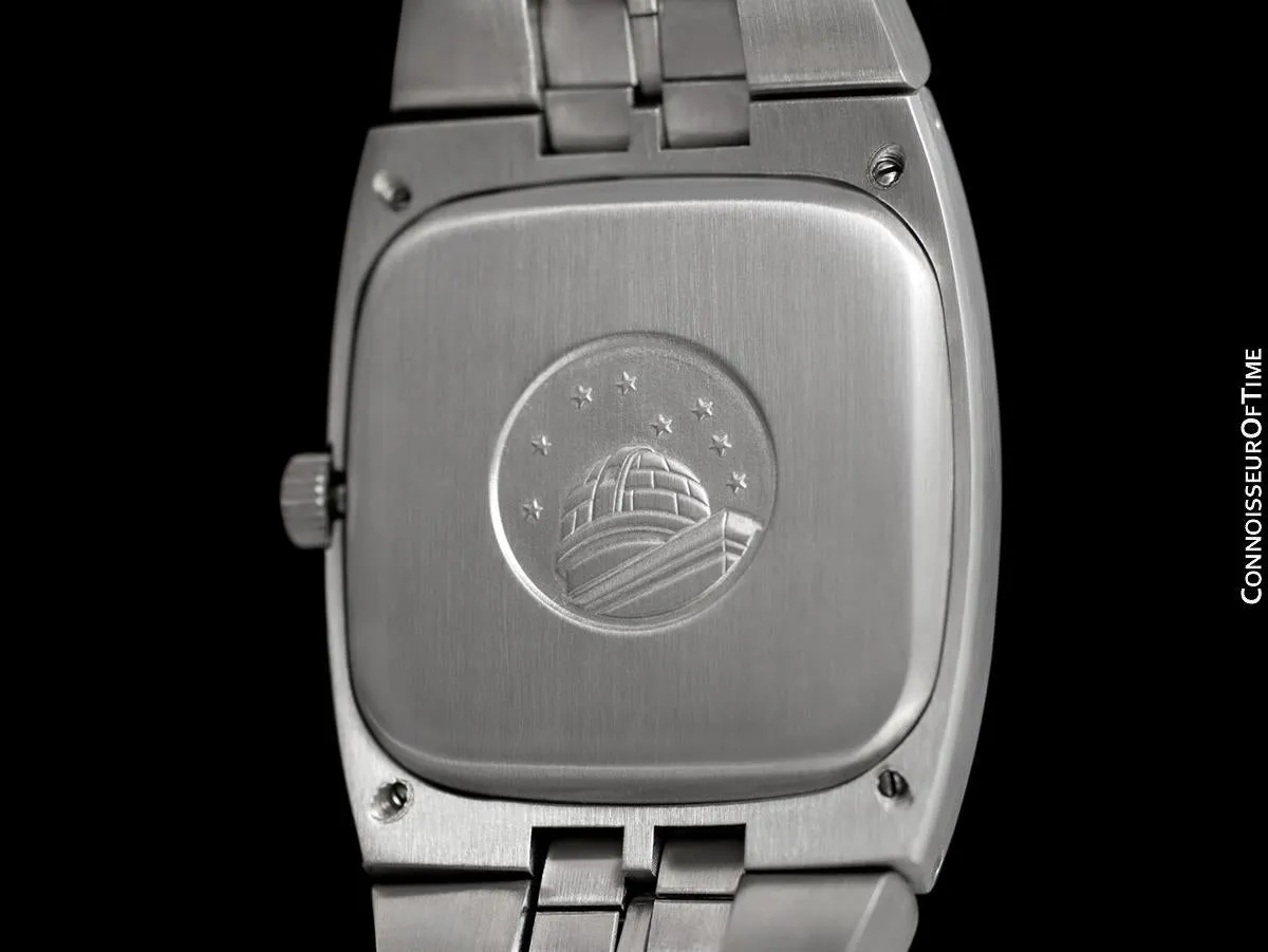 c. 1970 Omega Constellation Mens Automatic Chronometer Watch with Tiffany Blue Dial - Stainless Steel