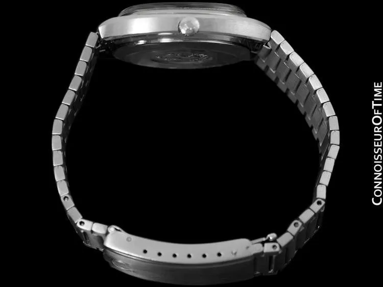 c. 1978 Omega Seamaster Vintage Mens TV Watch, Automatic, Day Date - Stainless Steel