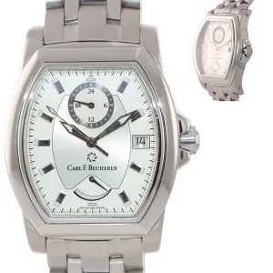 Carl F. Bucherer Patravi T-24 10612.08 Steel Power Reserve GMT Date Watch