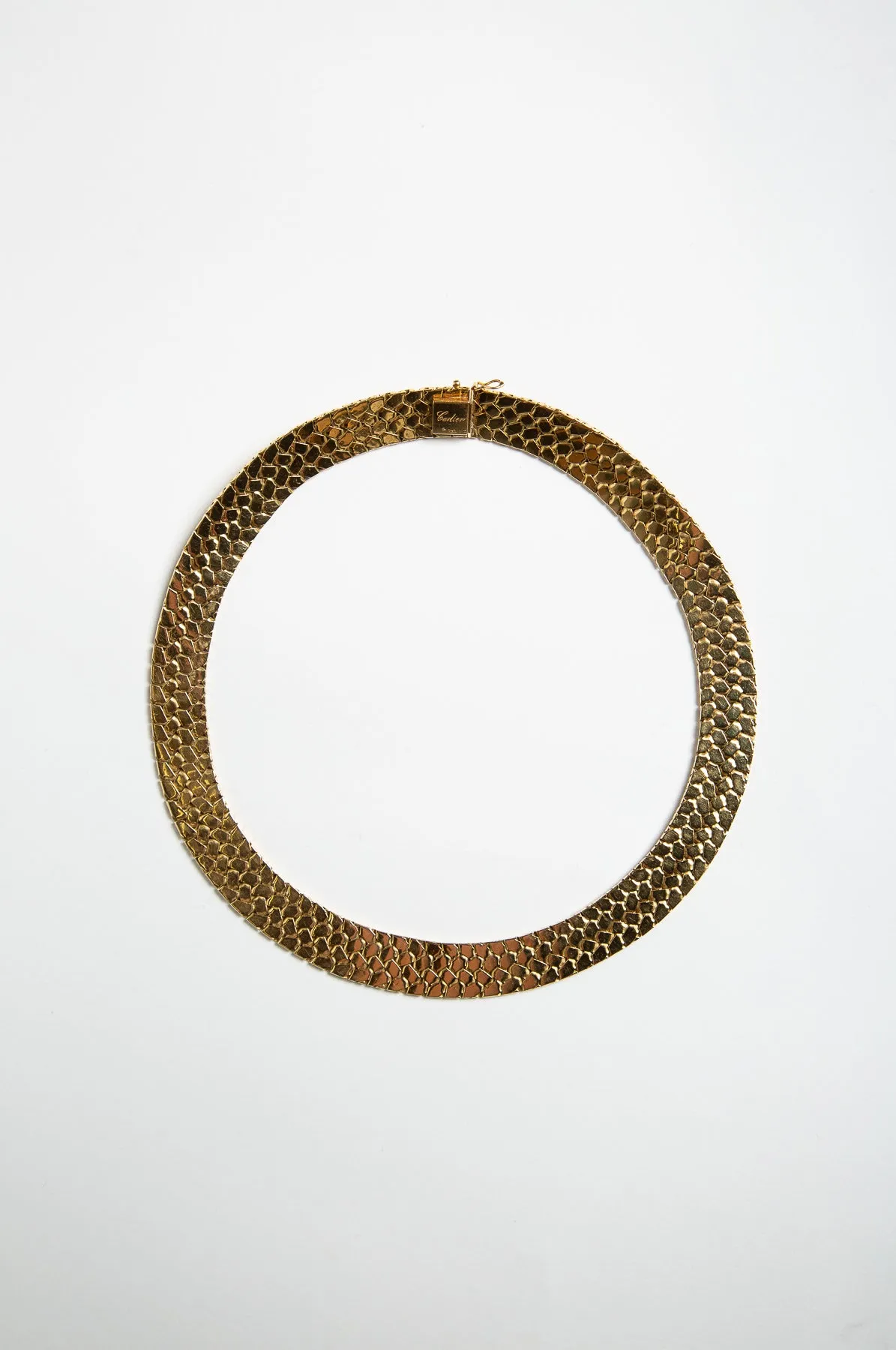 CARTIER | 1996 BASKETWEAVE NECKLACE