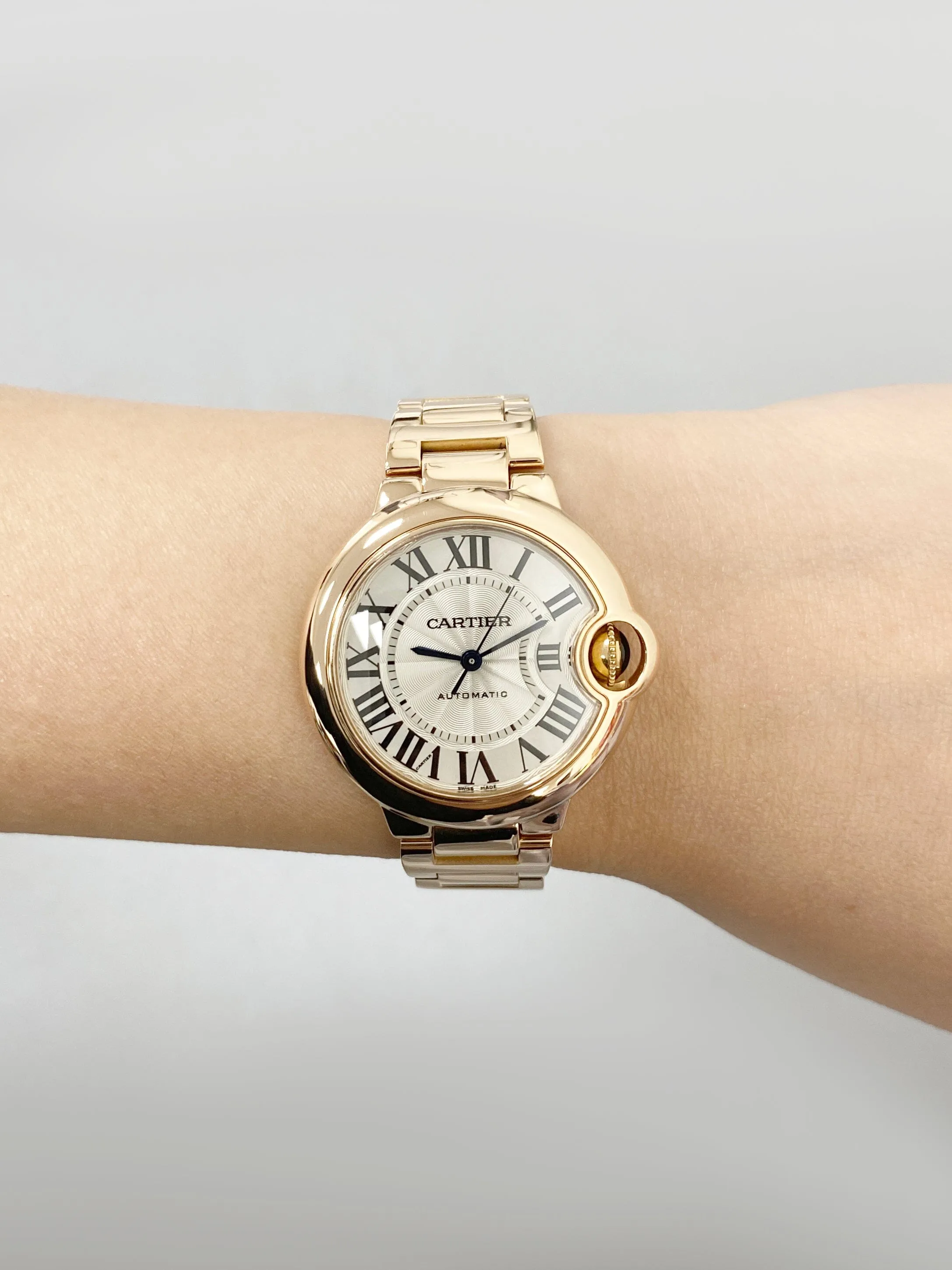 Cartier Ballon Bleu W6920068 18K Rose Gold Ladies Watch