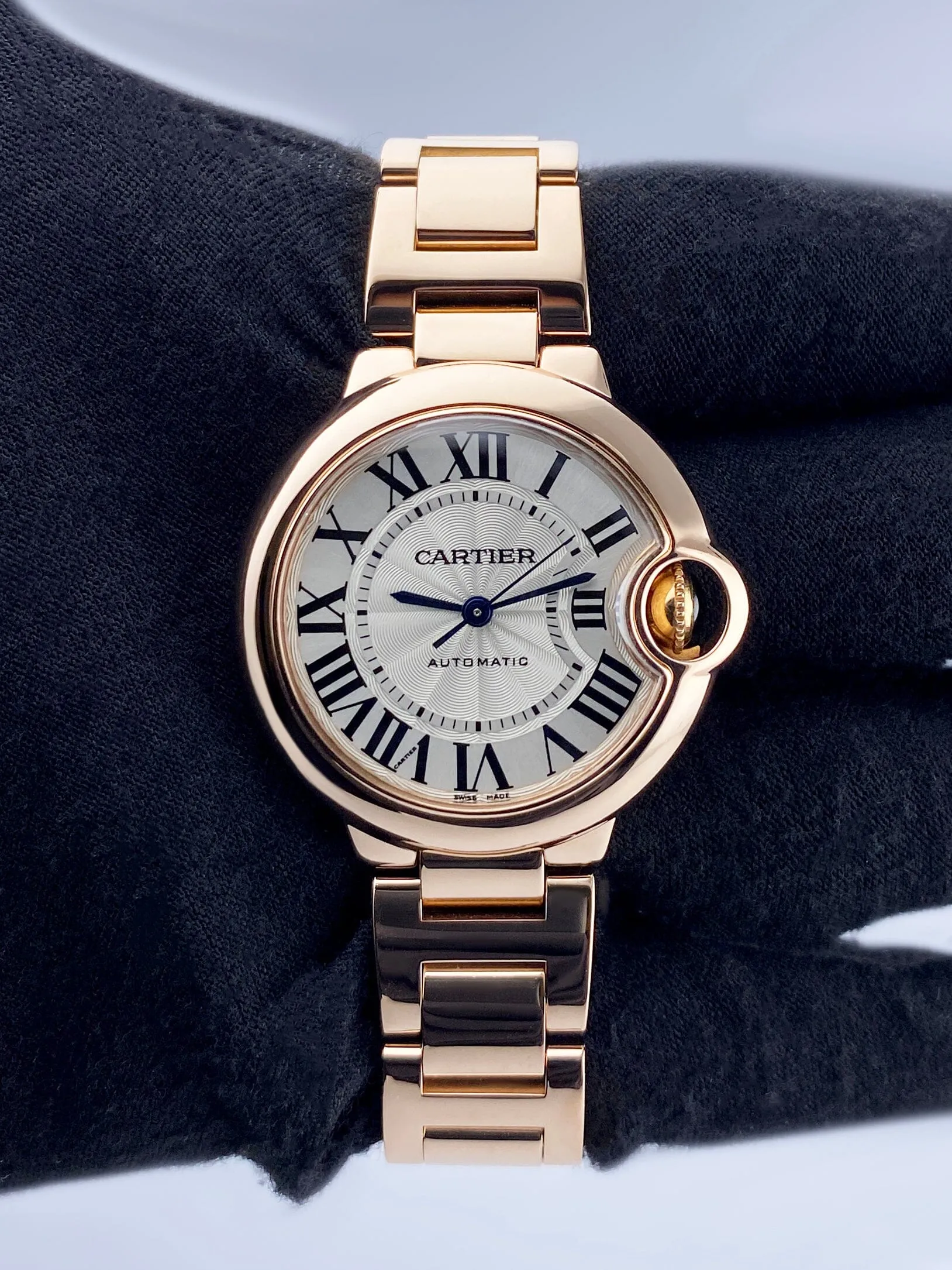 Cartier Ballon Bleu W6920068 18K Rose Gold Ladies Watch