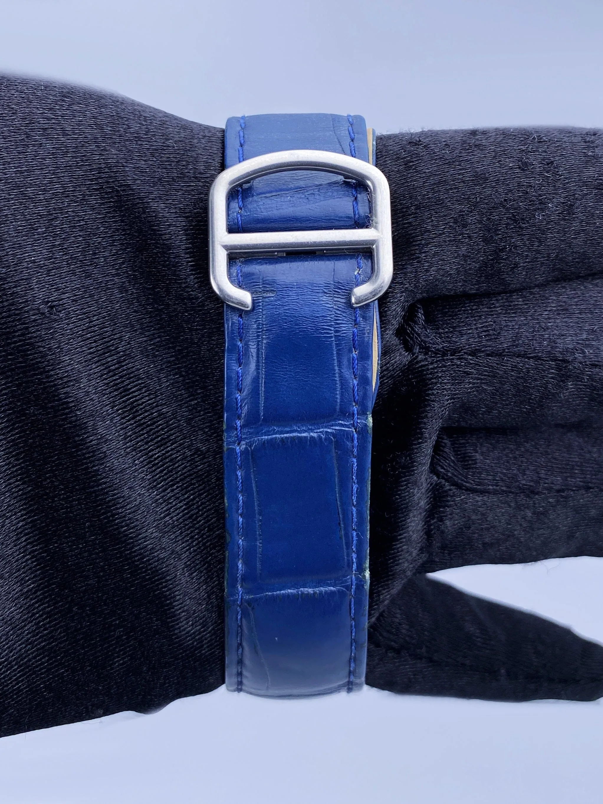 Cartier Ballon Bleu WSBB0025 Blue Dial Steel Mens Watch