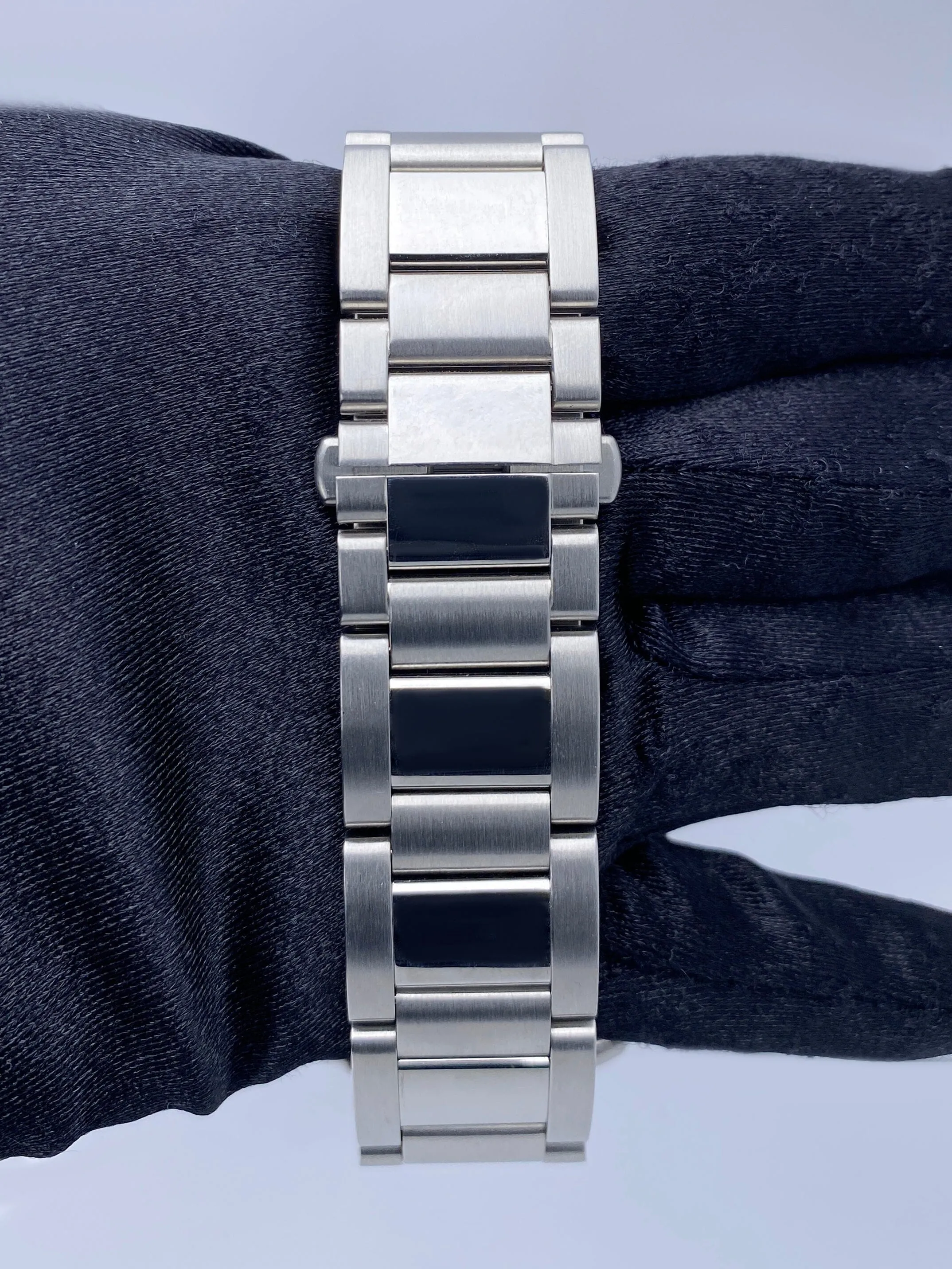 Cartier Calibre W7100016 Black Dial Steel Mens Watch