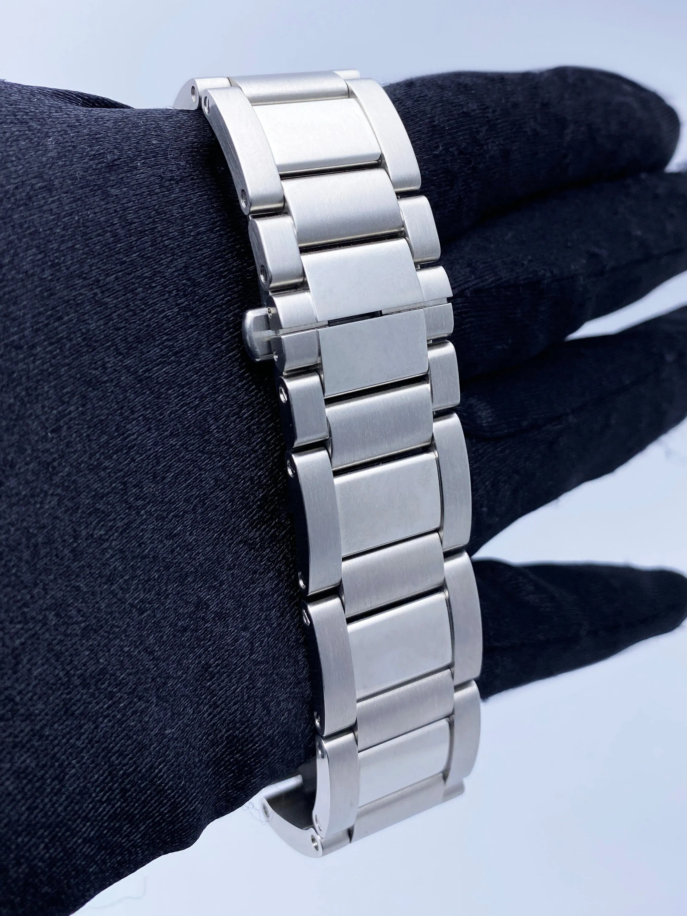 Cartier Calibre W7100016 Black Dial Steel Mens Watch