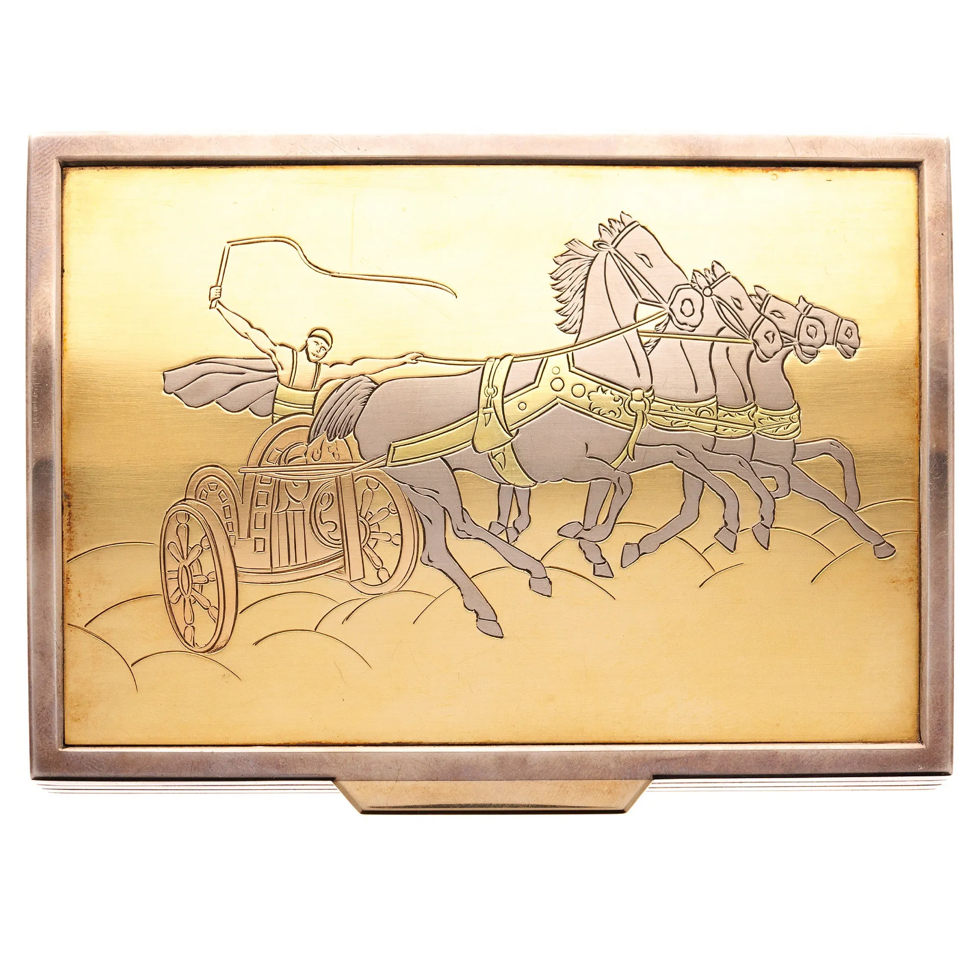 Cartier Chariot Cigarette Box from Cartier London  by Jacques Cartier (Objet)