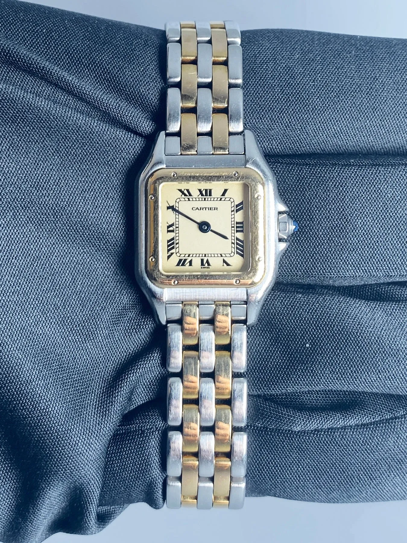 Cartier Panthere 1057917 Two Rows Ladies Watch