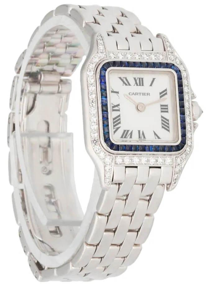 Cartier Panthere 18k White Gold Diamond 2362 Ladies Watch
