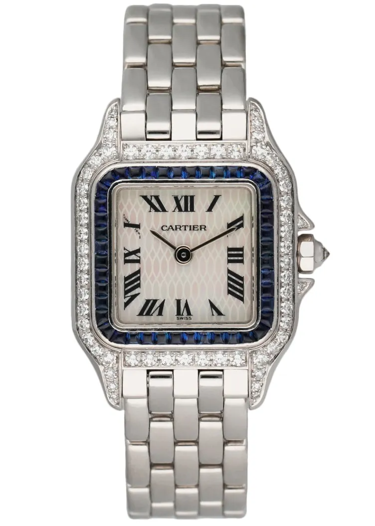 Cartier Panthere 18k White Gold Diamond 2362 Ladies Watch