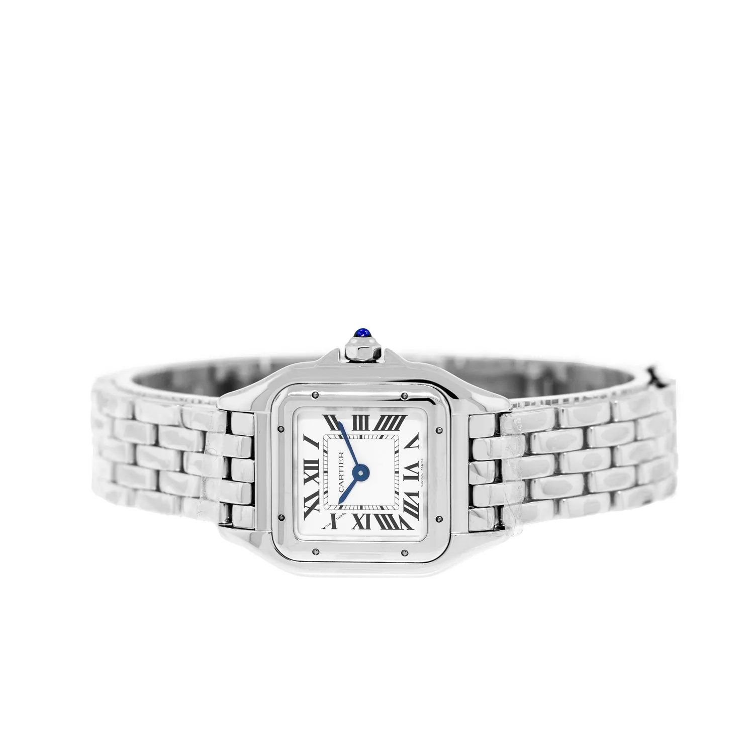 Cartier Panthere 23 mm x 30 mm Stainless Steel Silver Roman Dial WSPN0006