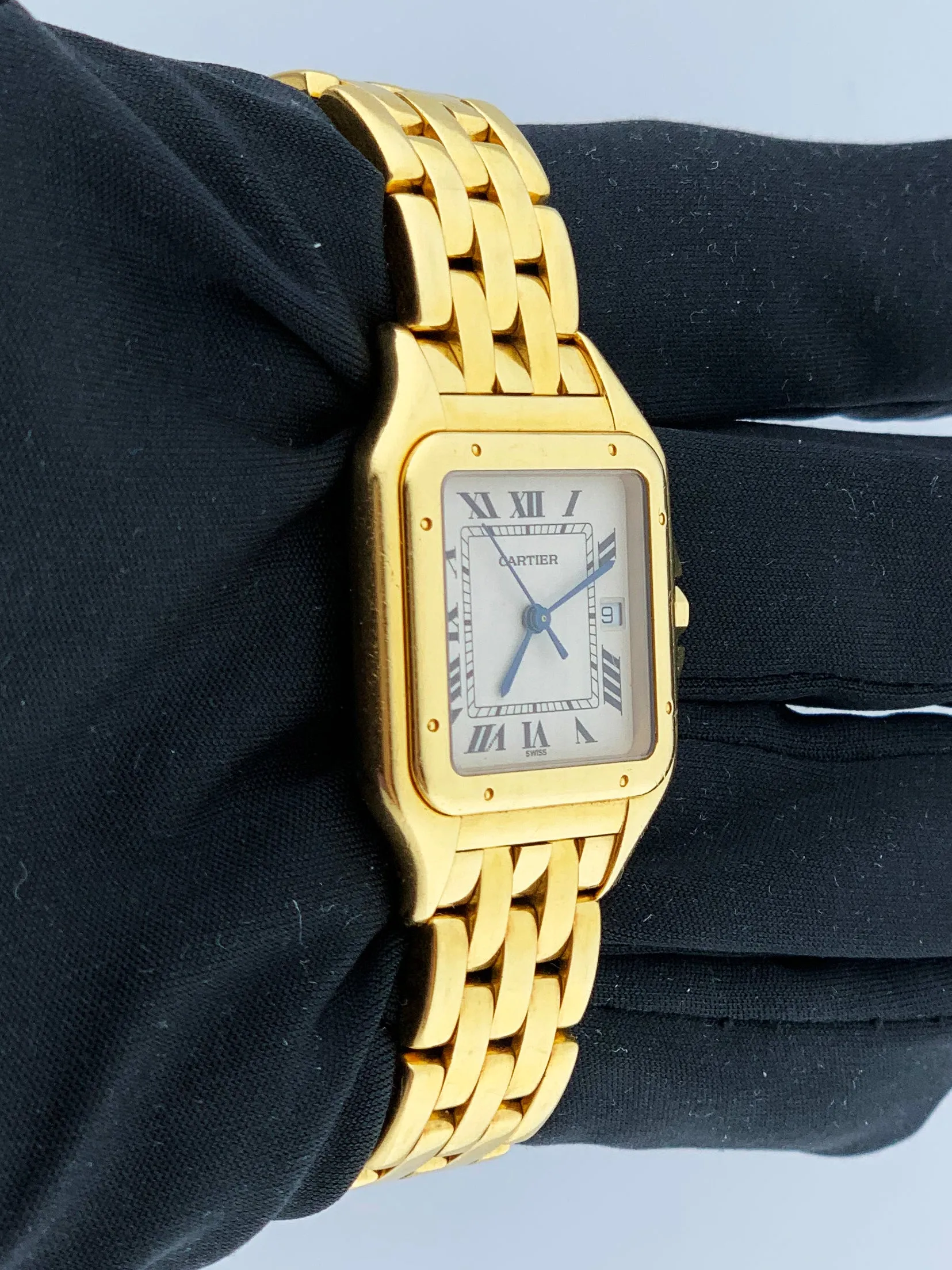 Cartier Panthere 883968 Large 18K Yellow Gold Mens Watch