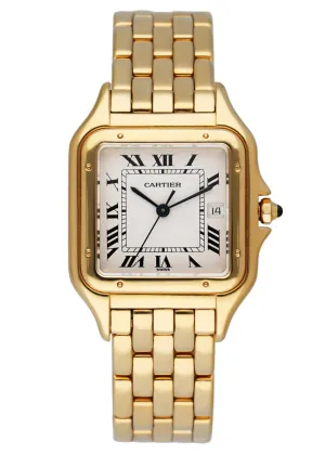 Cartier Panthere 883968 Large 18K Yellow Gold Mens Watch