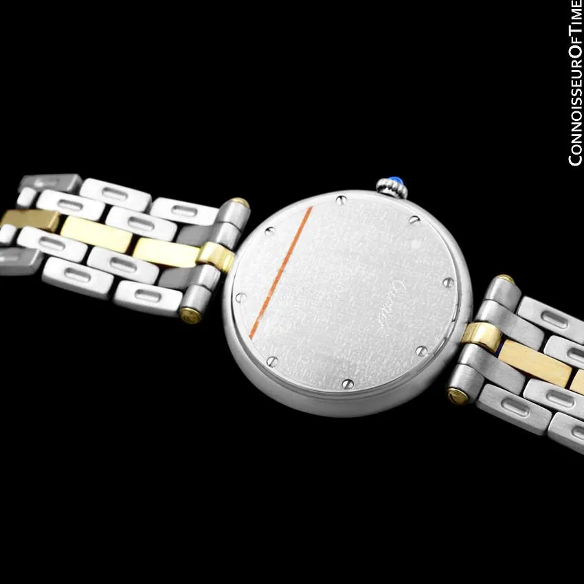 Cartier Panthere (Cougar) VLC Vendome Mens Midsize - Stainless Steel & 18K Gold