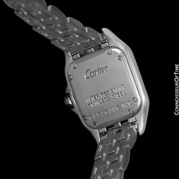 Cartier Panthere Panther Ladies Watch, Ref. 1320 - Stainless Steel - W25033P5
