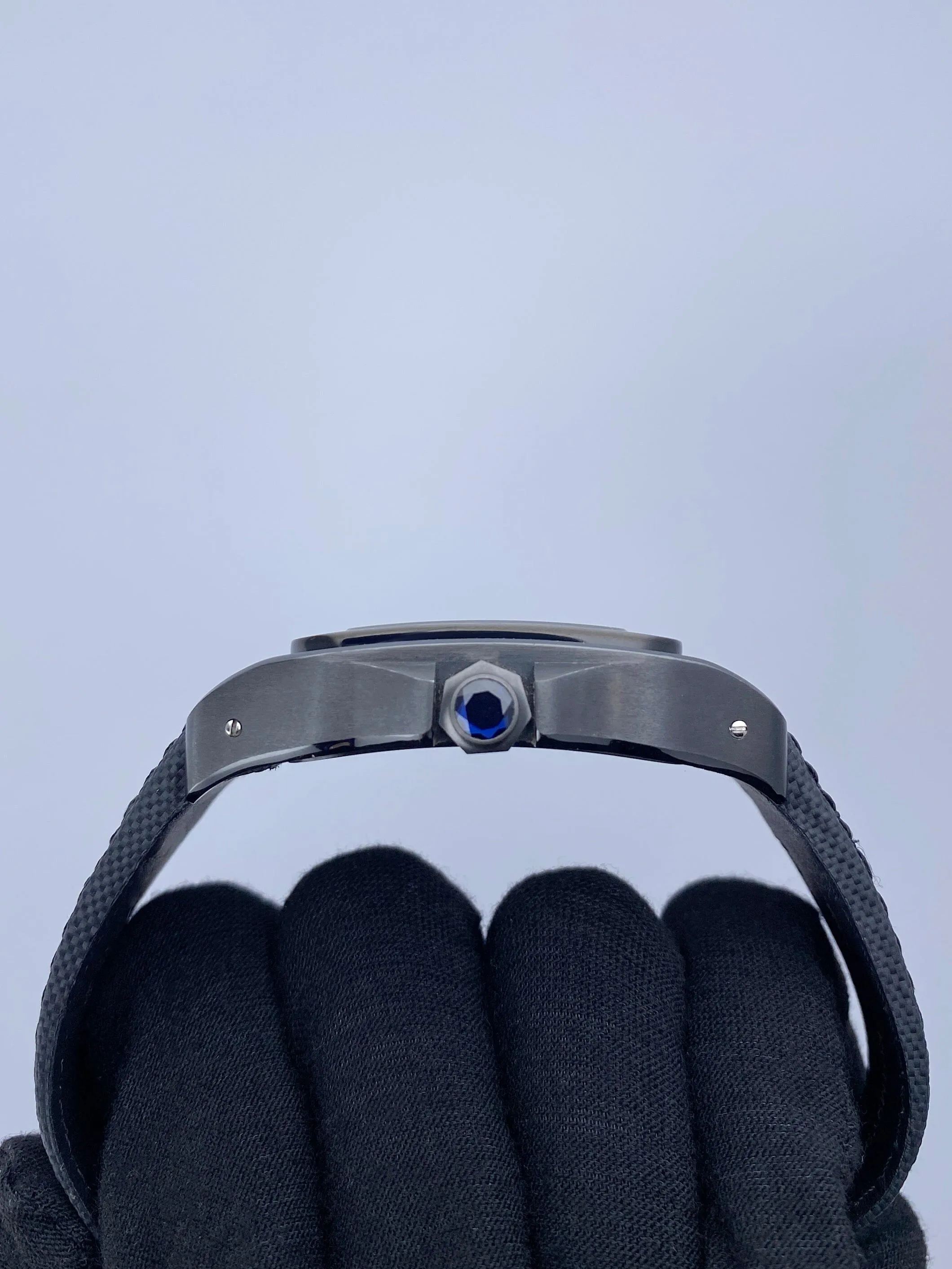 Cartier Santos-100 Large WSSA0006 Carbon Mens Watch