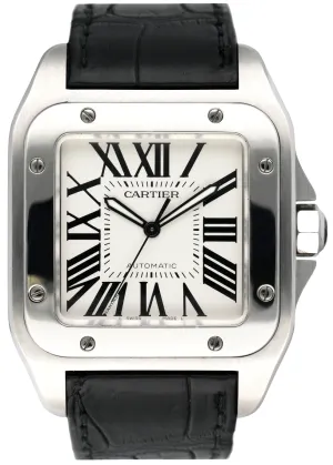 Cartier Santos-100  W20073X8 / 2656 Mens Watch