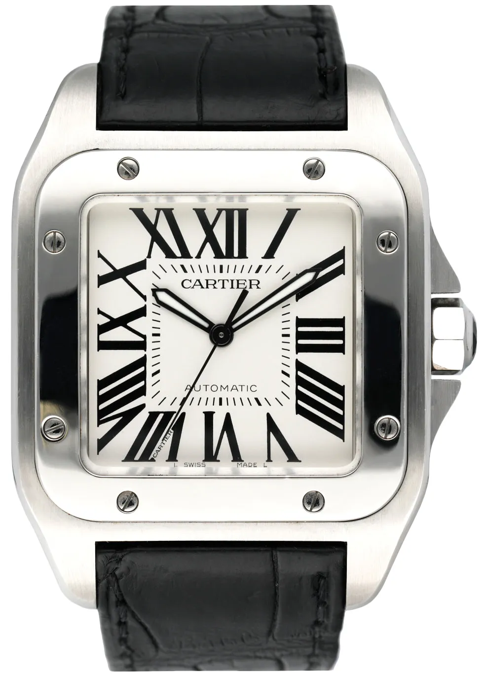 Cartier Santos-100  W20073X8 / 2656 Mens Watch