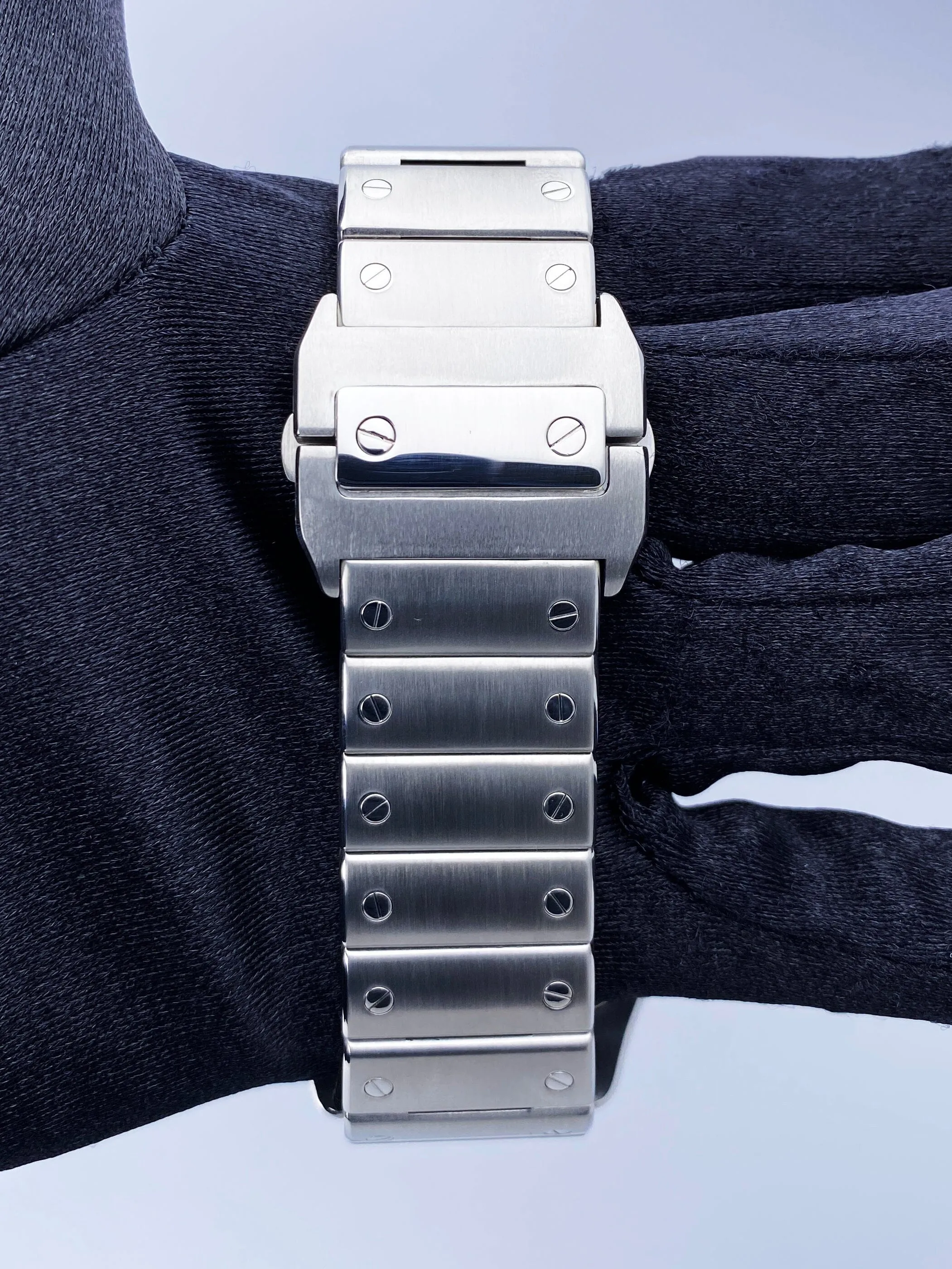 Cartier Santos-100 XL W200737G Stainless Steel Mens Watch