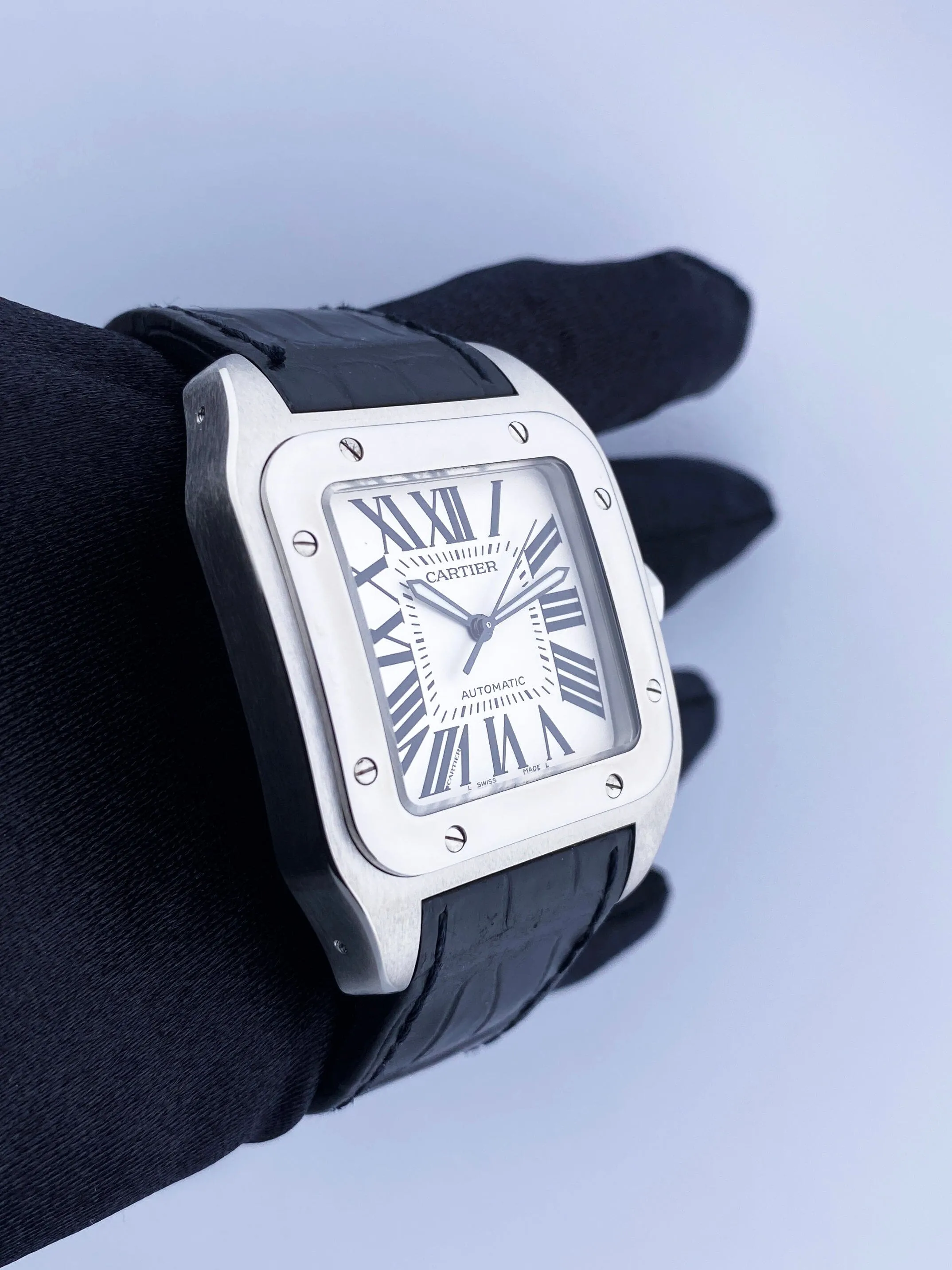 Cartier Santos-100 XL W20073X8 Stainless steel Mens Watch