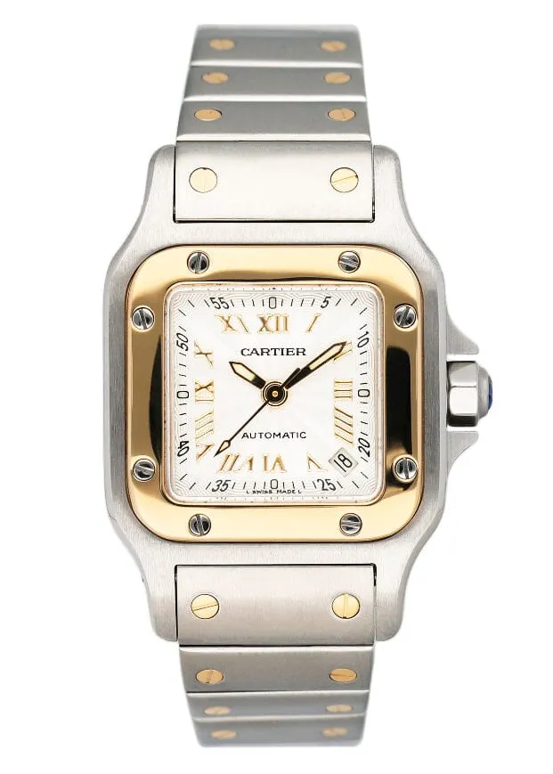 Cartier Santos Galbee W20045C4 Two Tone Ladies Watch