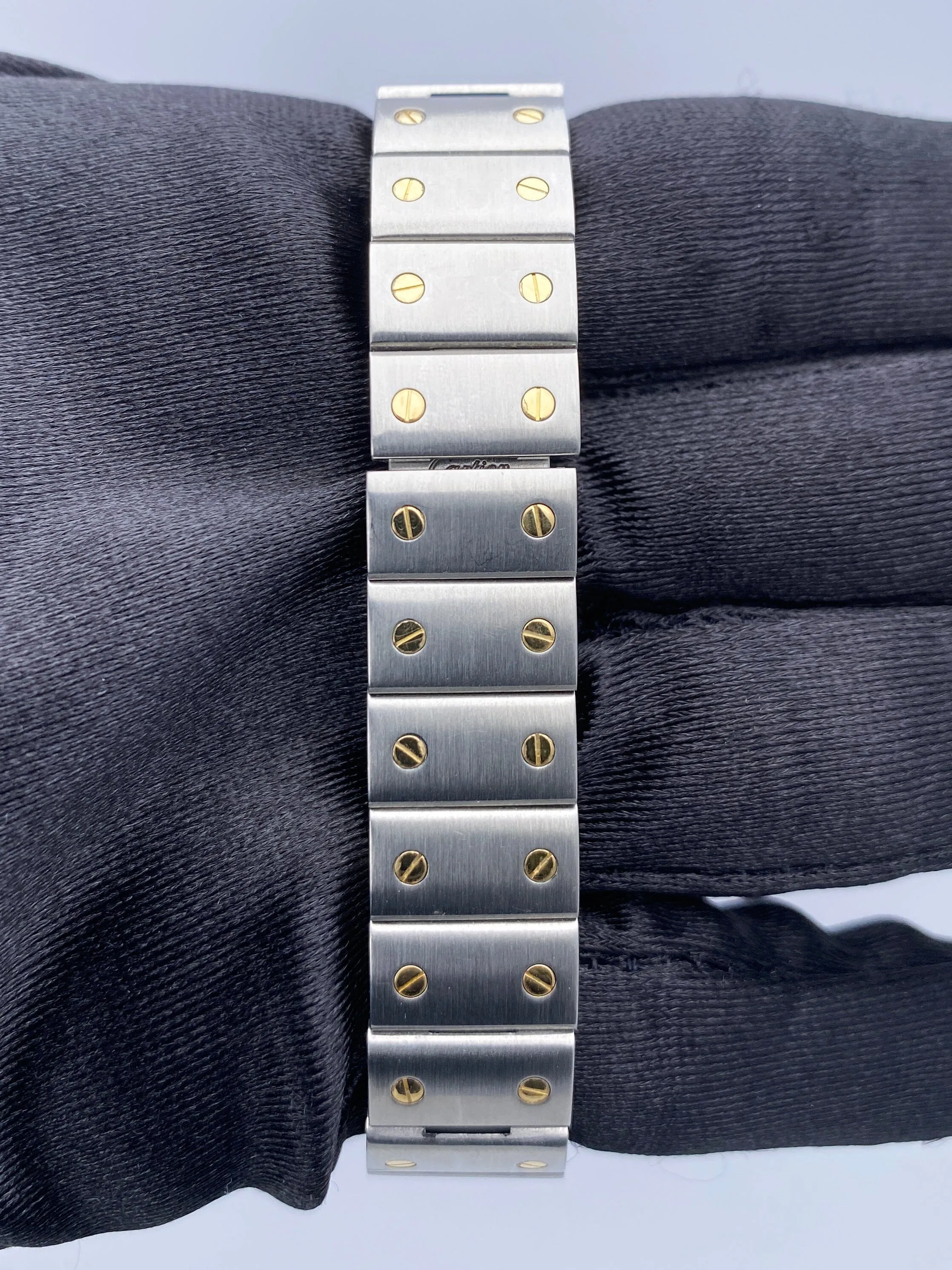 Cartier Santos Galbee W20057C4 Two Tone Ladies Watch