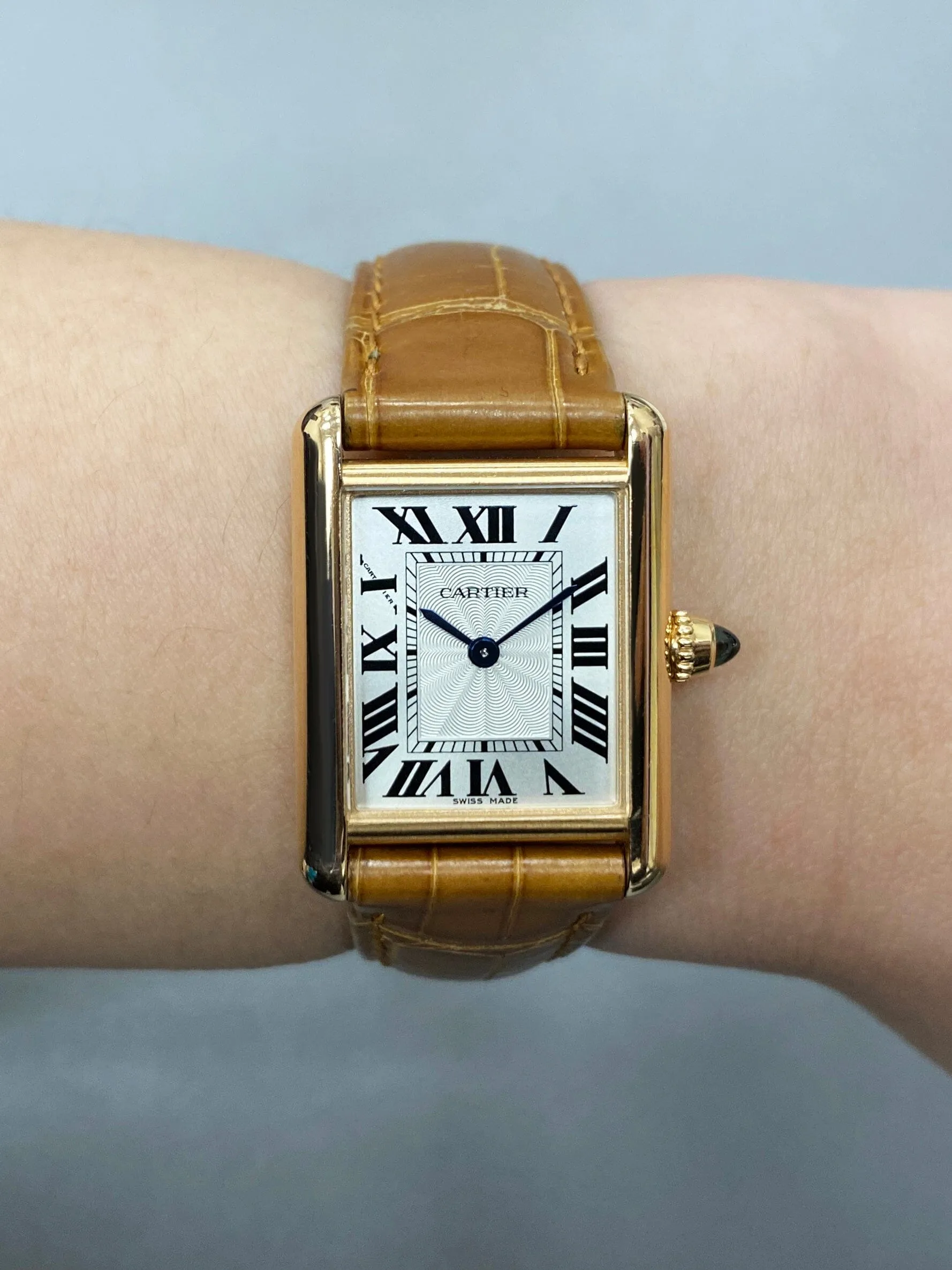 Cartier Tank Louis Small WGTA0010 18K Rose Gold Ladies Watch