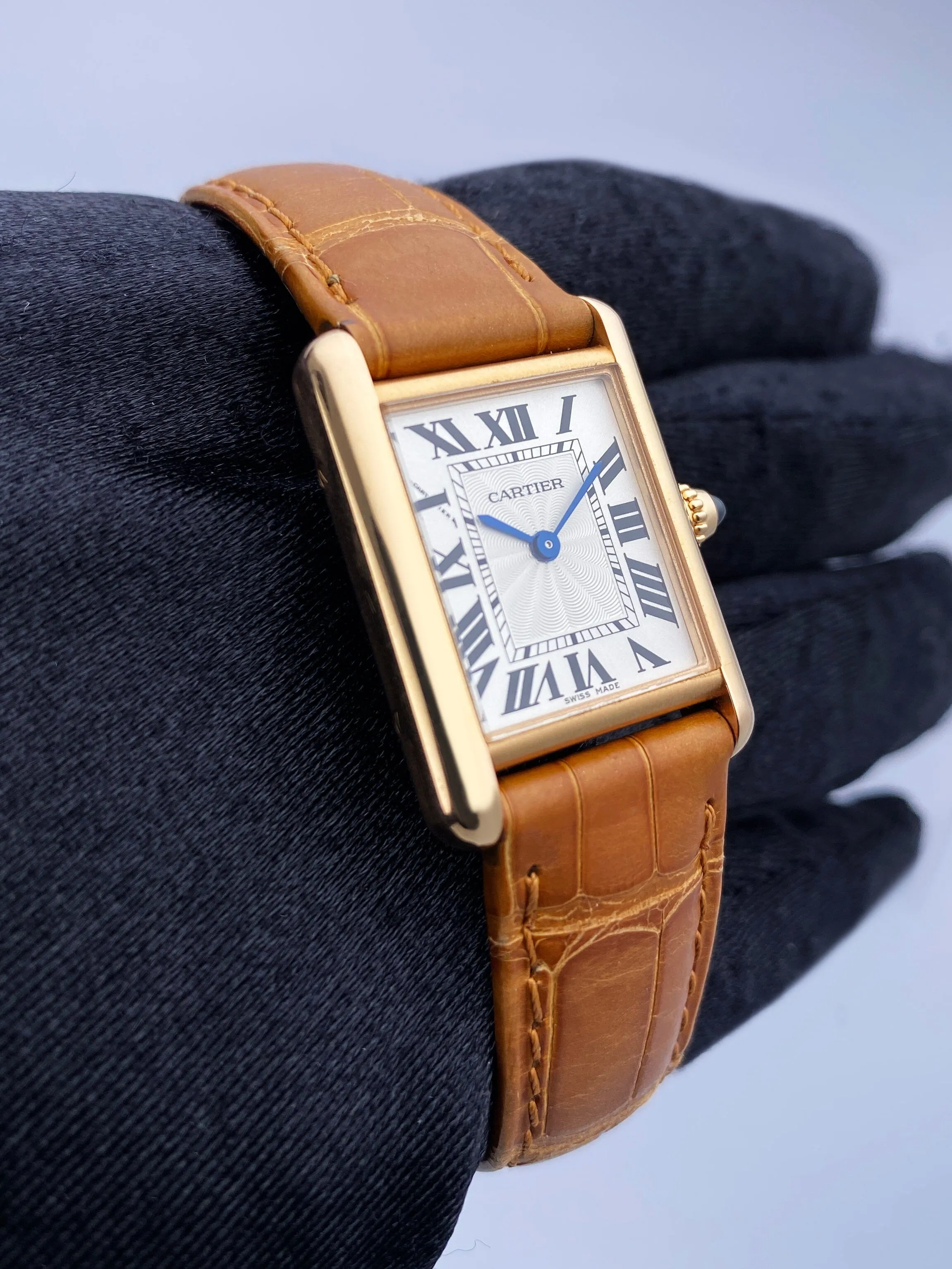 Cartier Tank Louis Small WGTA0010 18K Rose Gold Ladies Watch
