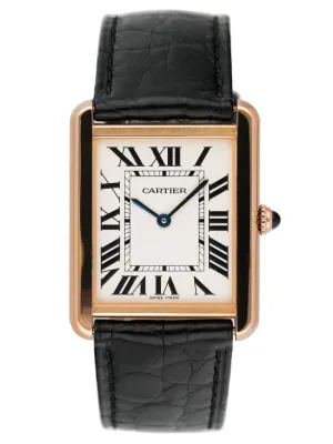 Cartier Tank Solo W5200025 18K Rose Gold Watch