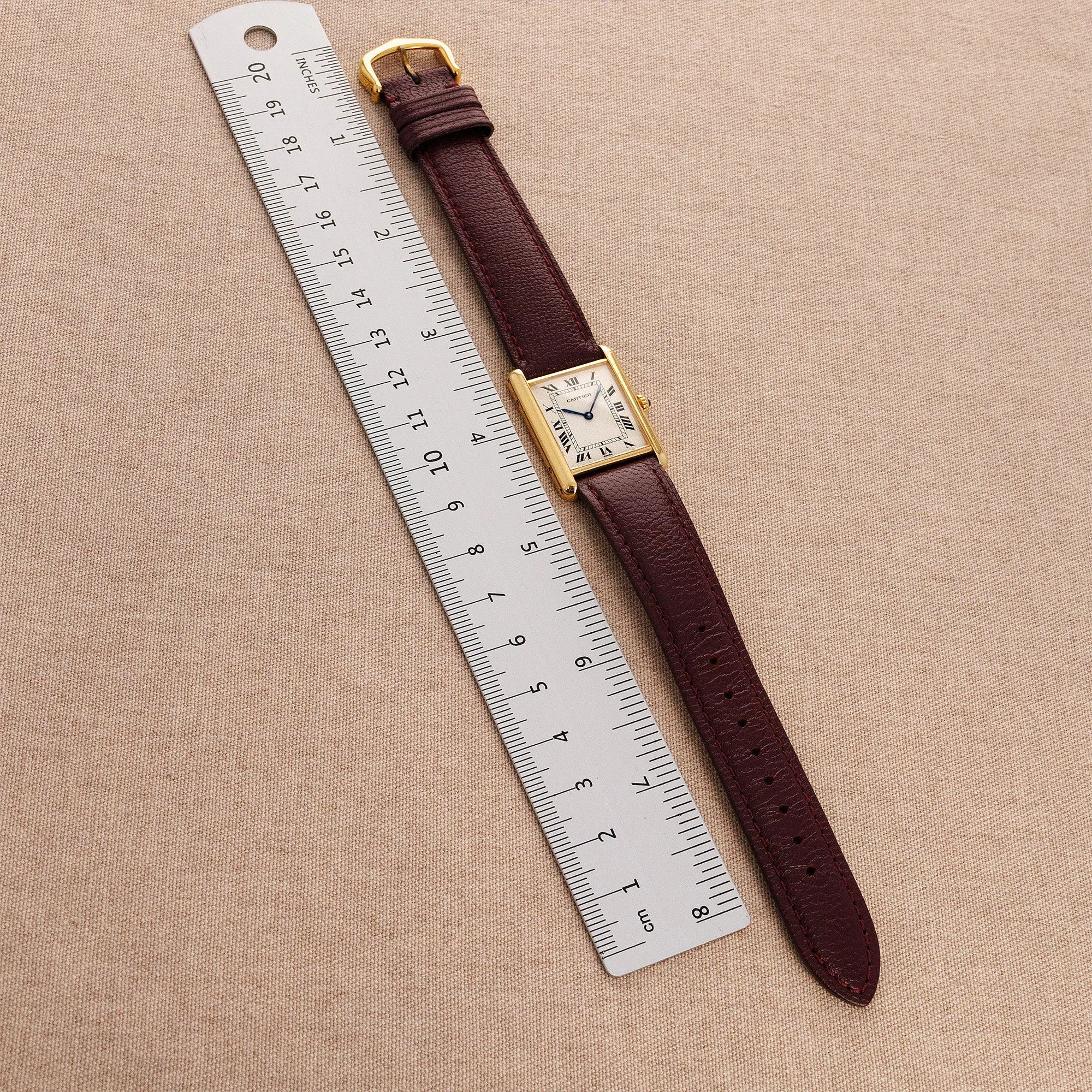 Cartier Yellow Gold Vintage Tank