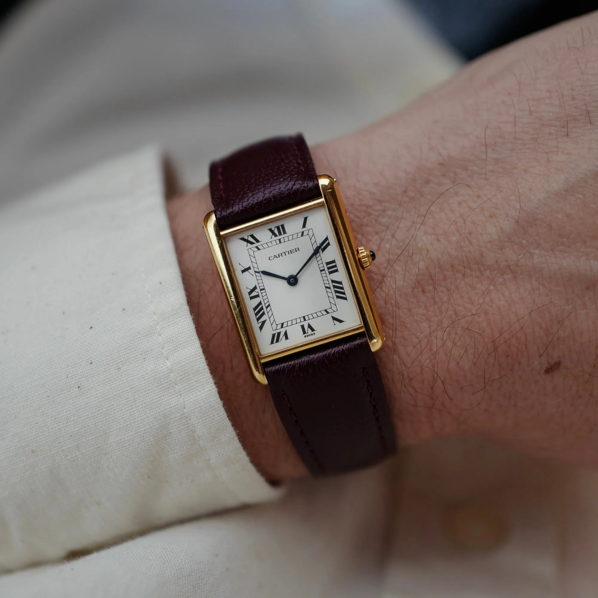 Cartier Yellow Gold Vintage Tank