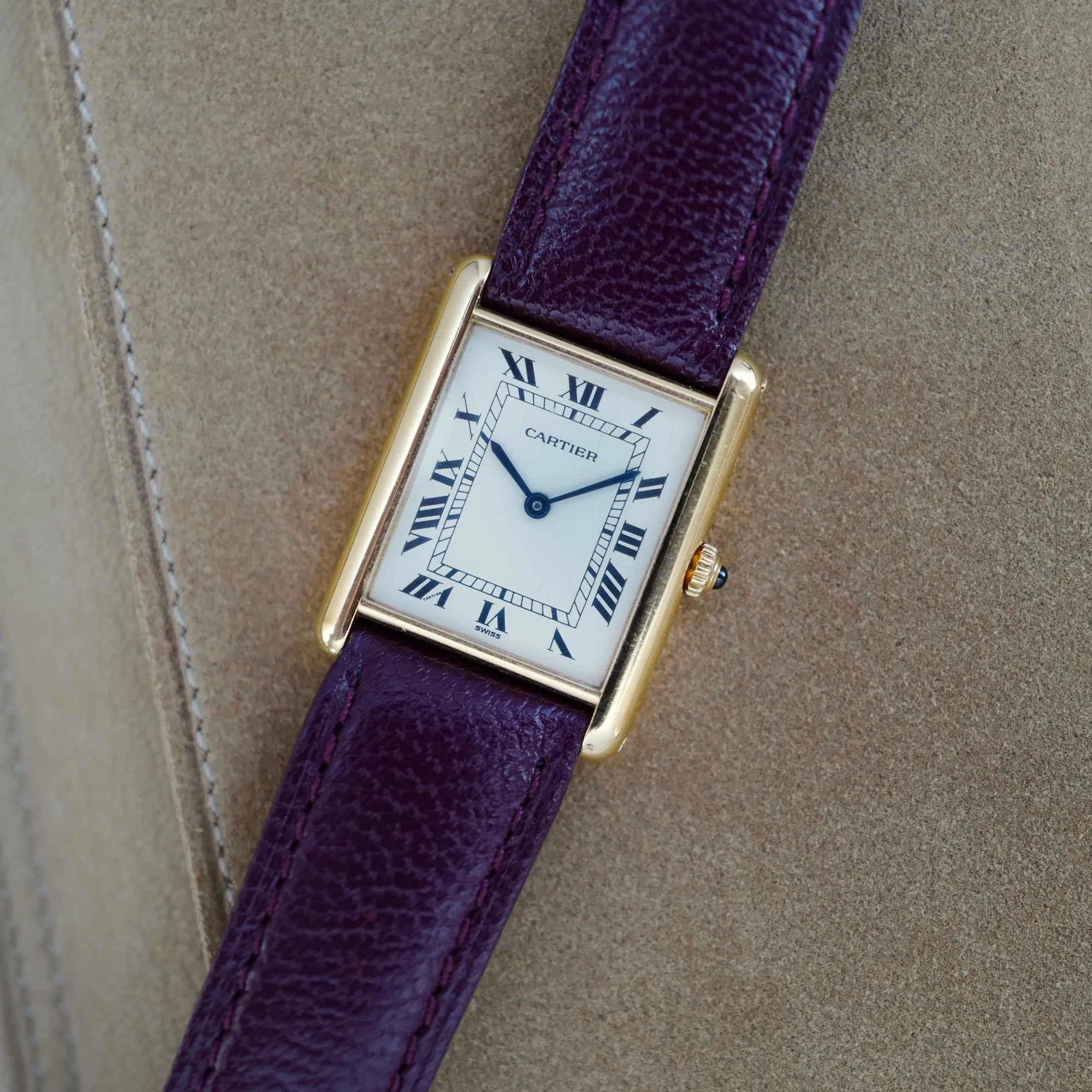 Cartier Yellow Gold Vintage Tank