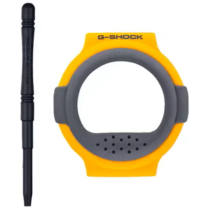 Casio G-Shock DW-001 Series Carbon Core Guard "1994 Yellow Jason" Homage G-B001MVE-9