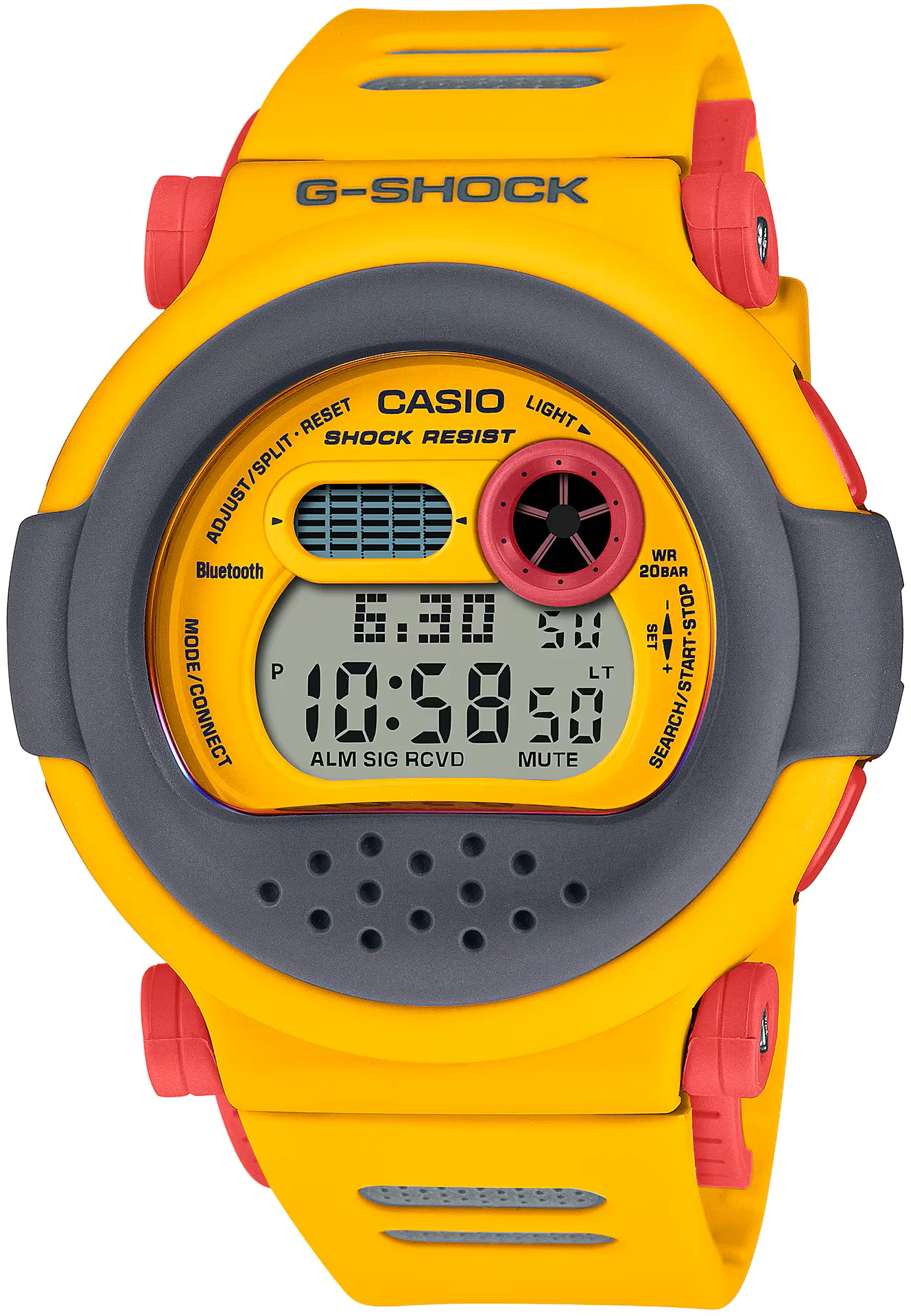 Casio G-Shock DW-001 Series Carbon Core Guard "1994 Yellow Jason" Homage G-B001MVE-9