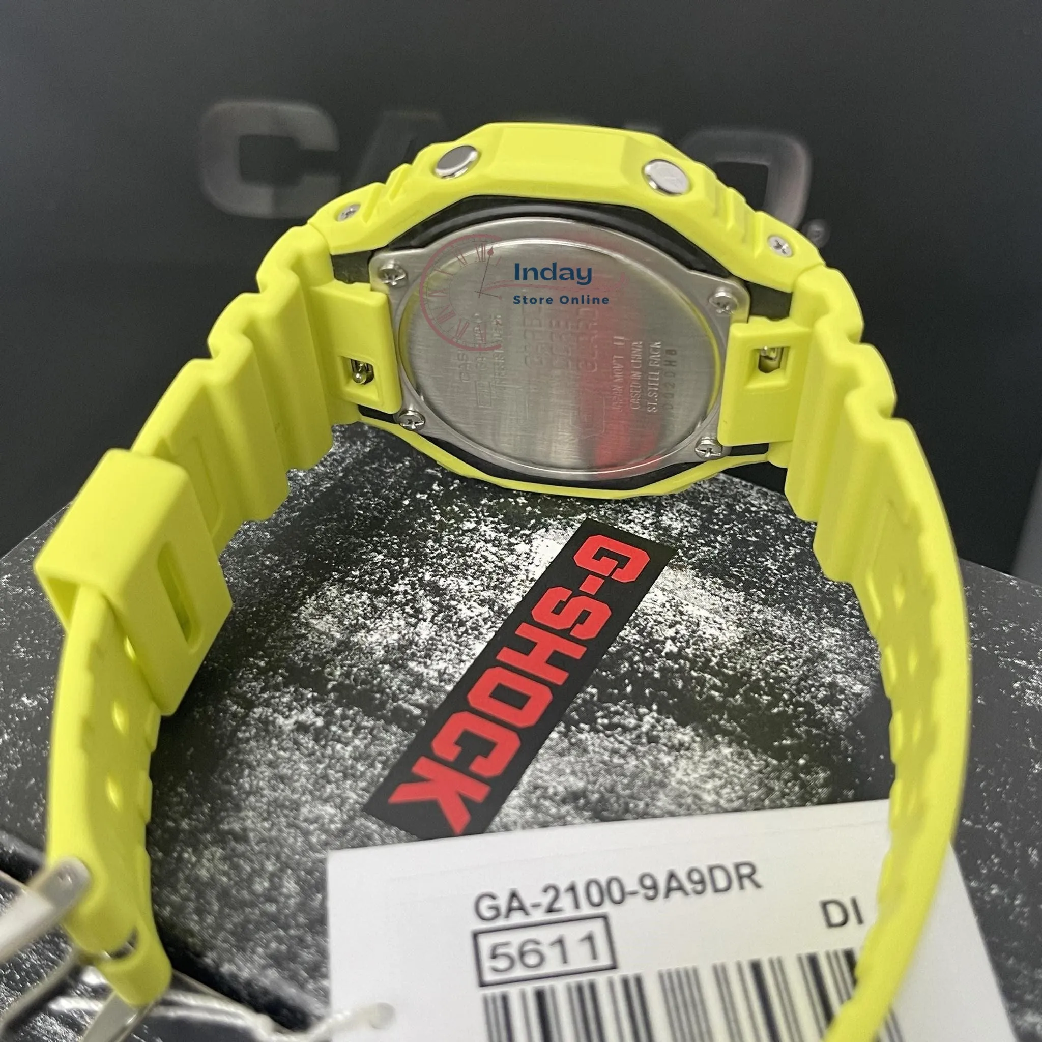Casio G-Shock Men's Watch GA-2100-9A9 Shock Resistant Carbon Core Guard Structure