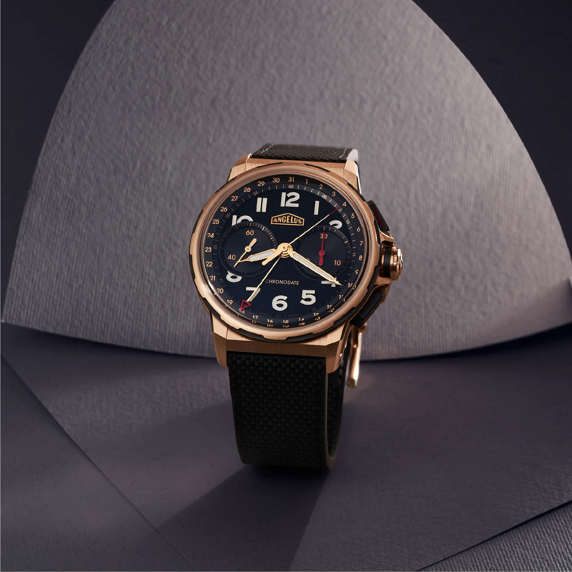 Chronodate Gold Black