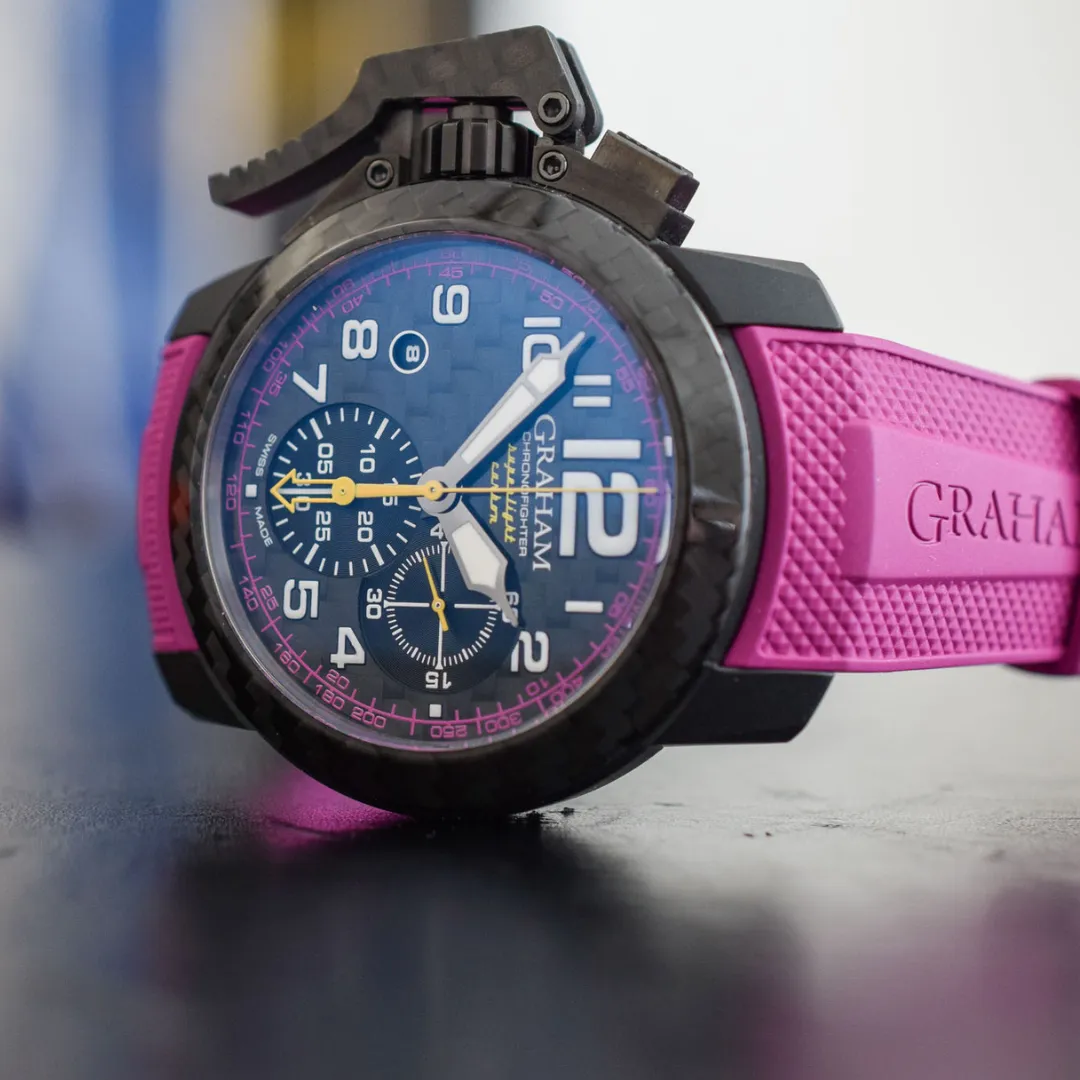 CHRONOFIGHTER SUPERLIGHT CARBON - PURPLE AND BLACK